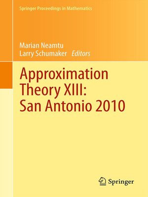 cover image of Approximation Theory XIII